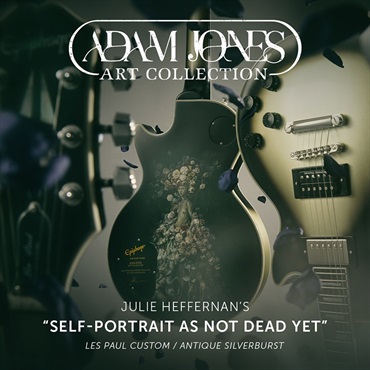 Epiphone Adam Jones Les Paul Custom Art Collection: Julie Heffernan's Self Portrait as Not Dead Yet， Antique Silverburst 画像8