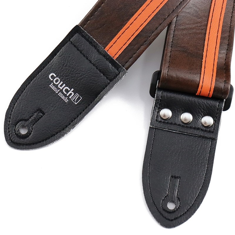 Couch Guitar Strap Racer X Brown/Orange 画像3