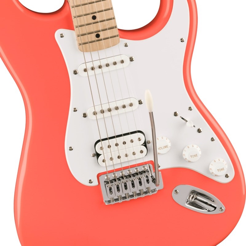 Squier by Fender Squier Sonic Stratocaster HSS (Tahitian Coral/Maple Fingerboard) 画像3