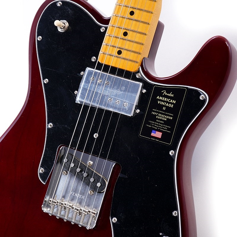 Fender USA American Vintage II 1977 Telecaster Custom (Wine/Maple