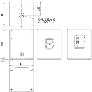 JBL IRX115S-Y3 【15インチ パワード・サブウーファー】【お取り寄せ商品 / 納期未定】 画像1