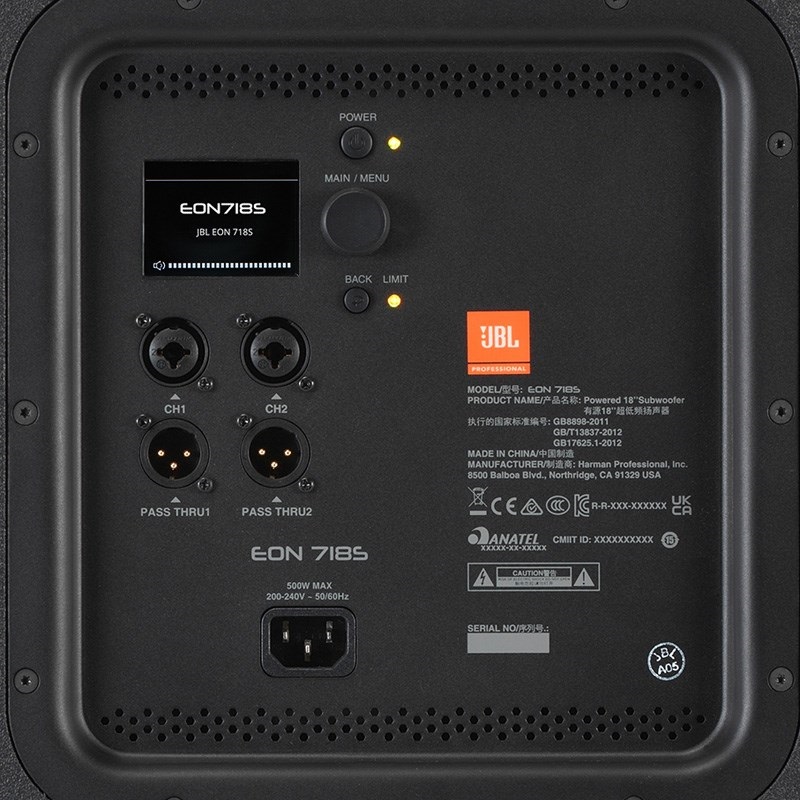 JBL EON718S 【18インチ パワード・サブウーファー】【お取り寄せ商品 / 納期は別途ご連絡】 画像5
