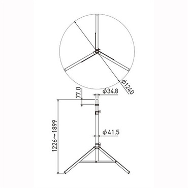 JBL JBLTRIPOD-MA 【スピーカースタンド】【1本】【お取り寄せ商品 / 納期未定】 画像1