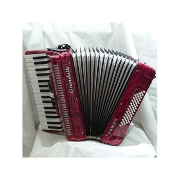 TOMBO TOMBO トンボ アコーディオン 入門向け ピアノ式 34鍵盤 中型 60ベース GT-60B PRP+レインカバーセット【雨の日アコーディオンレインカバーセット】 画像2