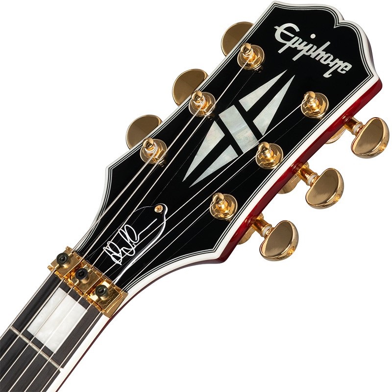 Epiphone Alex Lifeson Les Paul Custom Axcess Quilt (Ruby) 画像5