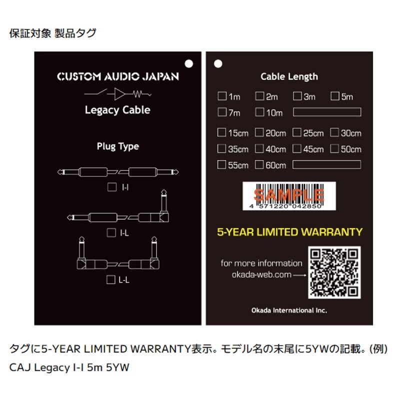 CAJ Legacy I-I 3m 5YW 画像2