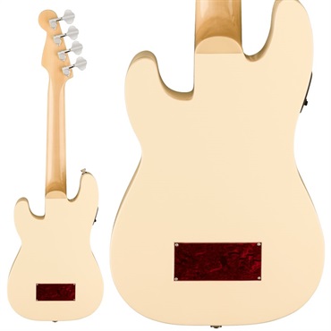 Fender Acoustics 【入荷待ち、ご予約受付中】 Fullerton Precision Bass Uke (Olympic White/Walnut Fingerboard) 画像1