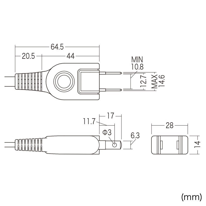 SANWA SUPPLY TAP-F27-2K 【電源タップ（2P・7個口・2m）】 画像7