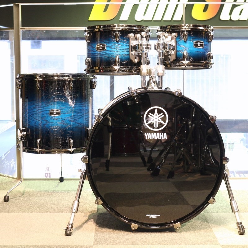 YAMAHA LIVE CUSTOM HYBRID OAK 4pc Drum Kit [LHB2216 + LHP6F3 / UZU Ice Sunburst] 画像2