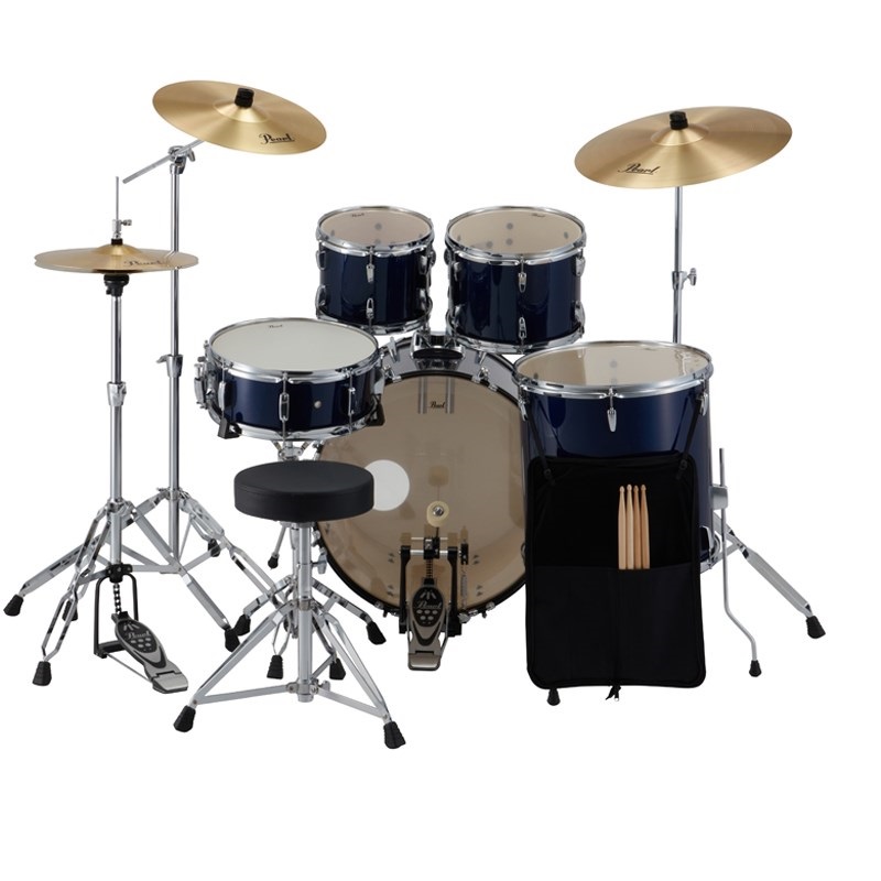 Pearl ROADSHOW シンバル付ドラムフルセット- ロイヤルブルーメタリック [RS525SCWN/C #743]【お取り寄せ品】 画像1
