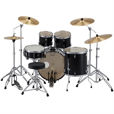 Pearl RS525SCWN/C-2CS #31 [ROADSHOW シンバル付ドラムフルセット（2クラッシュシンバル仕様） - ジェットブラック] 画像1