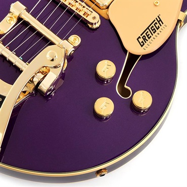 GRETSCH G5655TG Electromatic Center Block Jr. Single-Cut with Bigsby and Gold Hardware (Amethyst/Laurel) 画像4