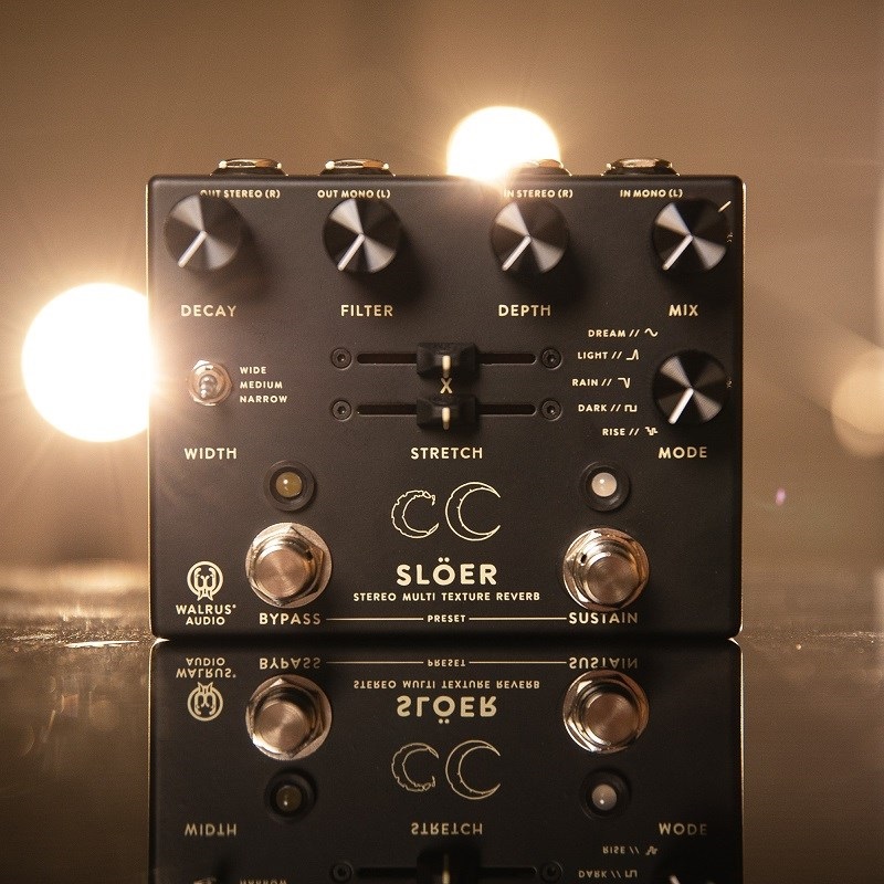 WALRUS AUDIO Sloer Stereo Ambient Reverb (Black) 画像2