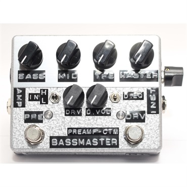 shin’s music Bass Master Preamp Custom In.Atn-Sw/D.EQ-Sw Silver Hammer [BMP1/2SW] 画像1