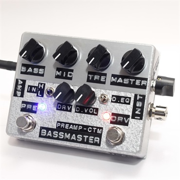 shin’s music Bass Master Preamp Custom In.Atn-Sw/D.EQ-Sw Silver Hammer [BMP1/2SW] 画像4