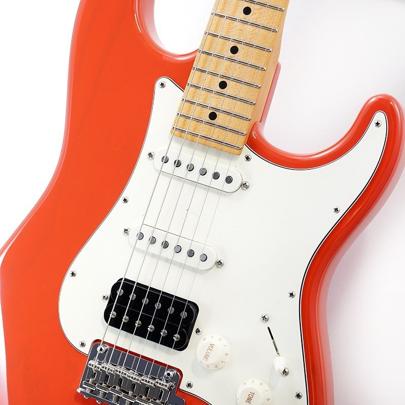 Suhr Guitars JE-Line Classic S Ash HSS (Trans Fiesta Red/Maple