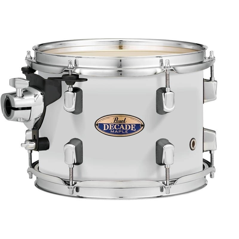 Pearl DMP825S/C-2CSN #229[Decade Maple Ready Set Go  ～Two Crash Cymbal Version～ / White Satin Pearl] 【シンバル付きドラムフルセット】 画像2