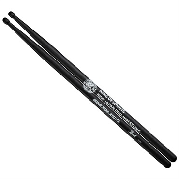 Pearl 新日本プロレスリング×Pearl コラボレーションドラムスティック (ブラック) [110HC/NJPW-2] 画像2