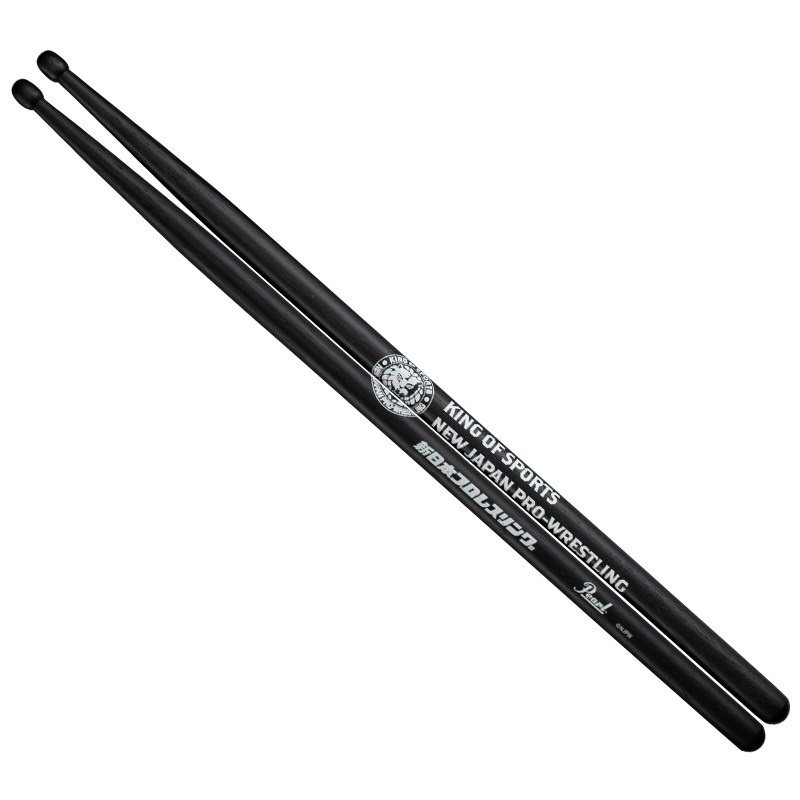 Pearl 新日本プロレスリング×Pearl コラボレーションドラムスティック (ブラック) [110HC/NJPW-2] 画像2