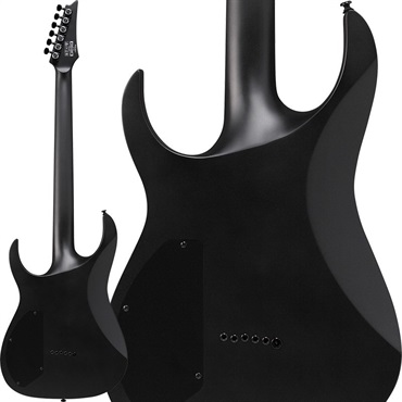 Ibanez Iron Label RGRTBB21-BKF バリトン Ibanez RGRTBB21 Iron Label Baritone Electric Guitar | zZounds