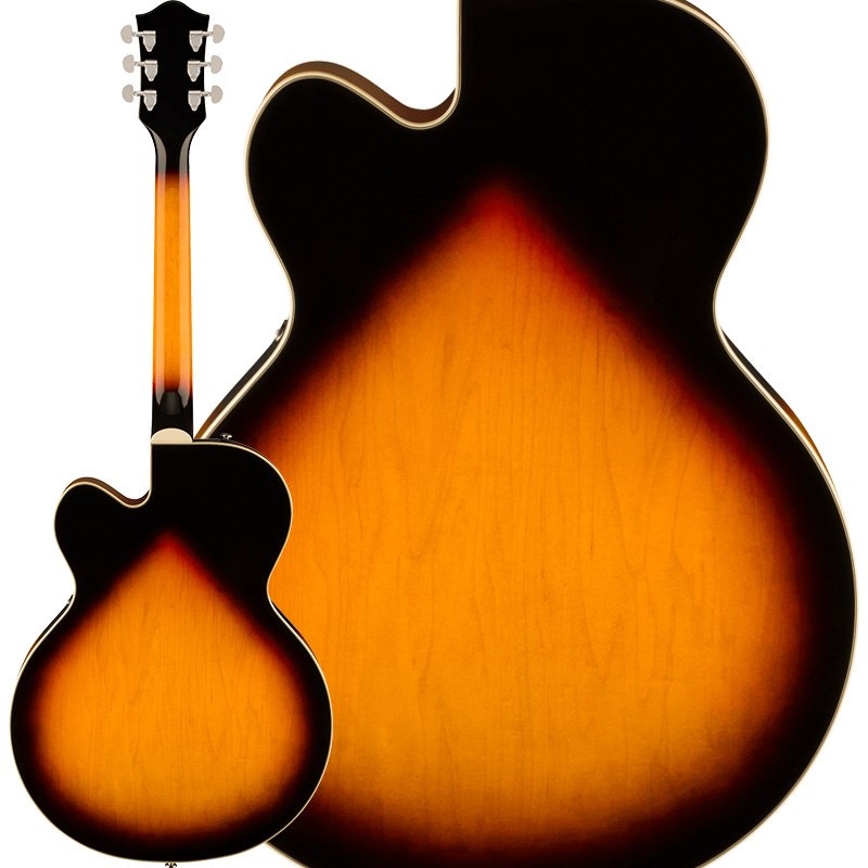 GRETSCH G2420 Streamliner Hollow Body with Chromatic II Broad'Tron BT-3S Pickups (Aged Brooklyn Burst/Laurel) 画像1
