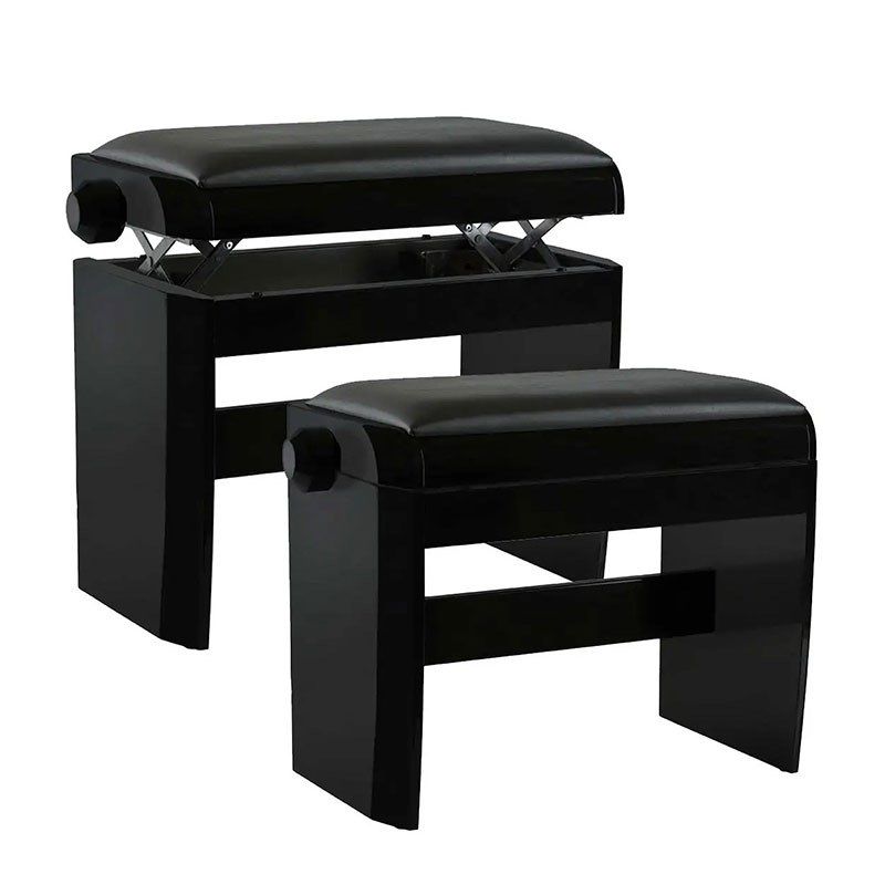 DEXIBELL 【創業50周年大決算SALE】DX BENCH BK【台数限定超特価】 VIVOホームピアノ純正ピアノ椅子(マットブラック) 画像1