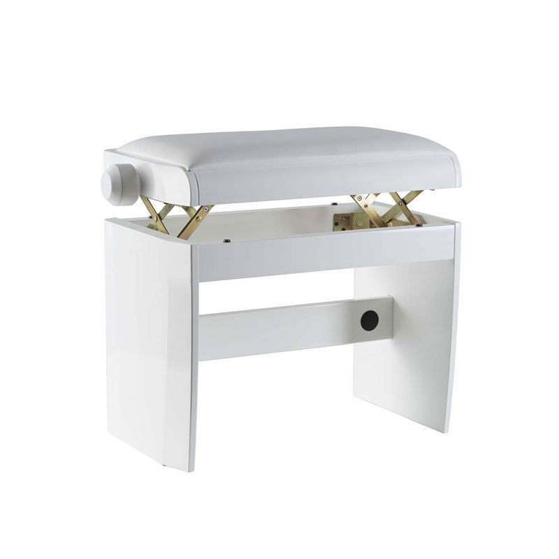 DEXIBELL 【創業50周年大決算SALE】DX BENCH WH【台数限定超特価】VIVOホームピアノ純正ピアノ椅子(マットホワイト) 画像1