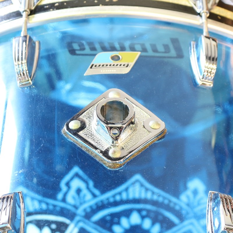 Ludwig 70's Vistalite 3pc kit [24BD，16FT，13TT] ファイバーケース付属 【VINTAGE】 画像6