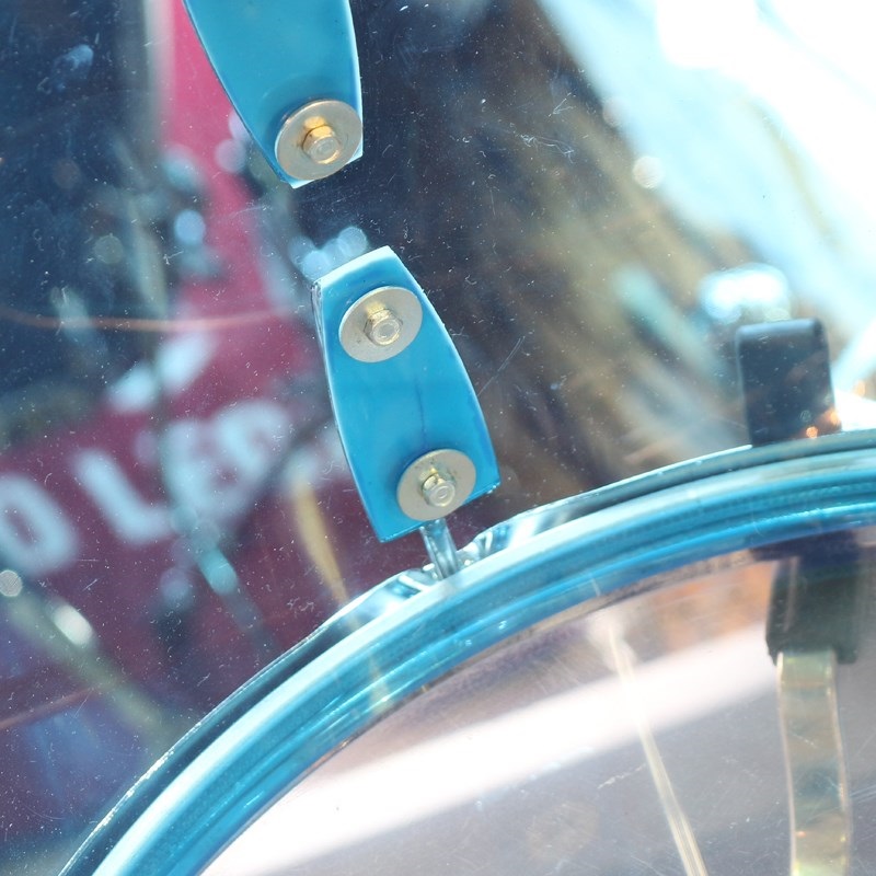 Ludwig 70's Vistalite 3pc kit [24BD，16FT，13TT] ファイバーケース付属 【VINTAGE】 画像10