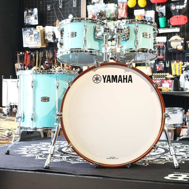 YAMAHA Recording Custom 4pc Drum Set [RBP6F3SFG + RBB2216SFG] 【BD22、FT16、TT12&10 / SFG:サーフグリーン】 画像2