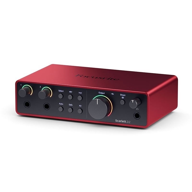 Focusrite Scarlett 2i2 gen4(フォーカスライト)(USB-C オーディオインターフェイス) 画像1