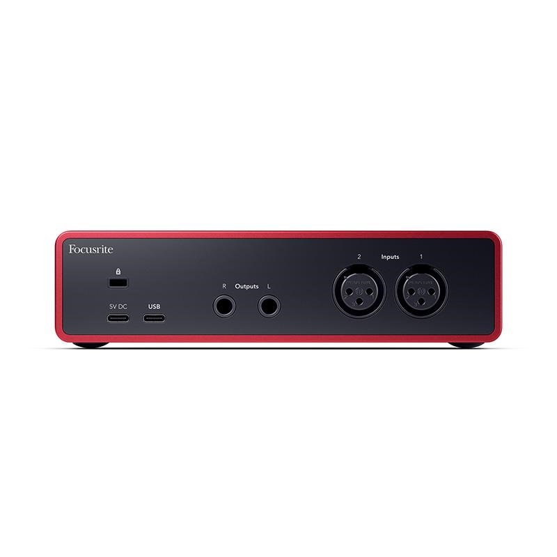 Focusrite Scarlett 2i2 gen4 (Cubase LE付属)(2in2out・USB-C