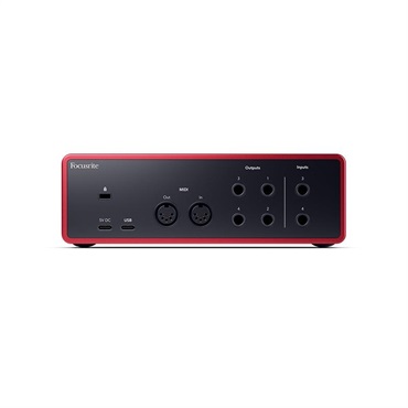 Focusrite Scarlett 4i4 gen4 (Cubase LE付属)(4in4out・USB-C オーディオインターフェイス)(フォーカスライト)(スカーレット)(4th Gen) 画像5