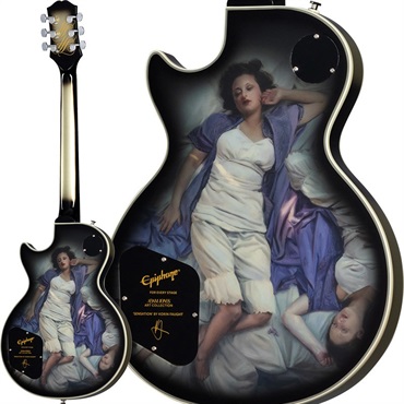 Epiphone Adam Jones Les Paul Custom Art Collection: Korin Faught’sSensation， Antique Silverburst 画像2