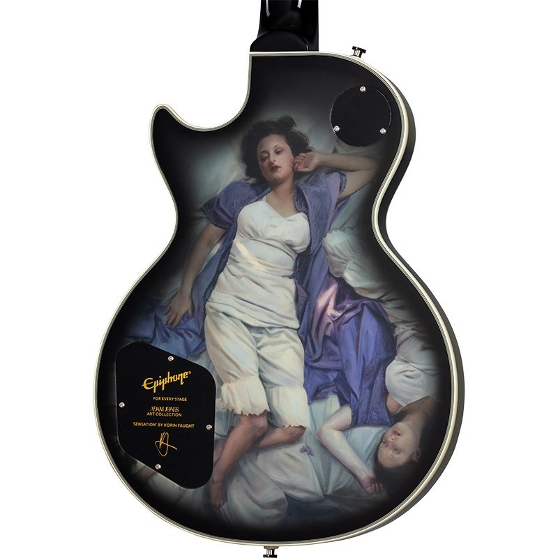 Epiphone Adam Jones Les Paul Custom Art Collection: Korin Faught’sSensation， Antique Silverburst 画像5