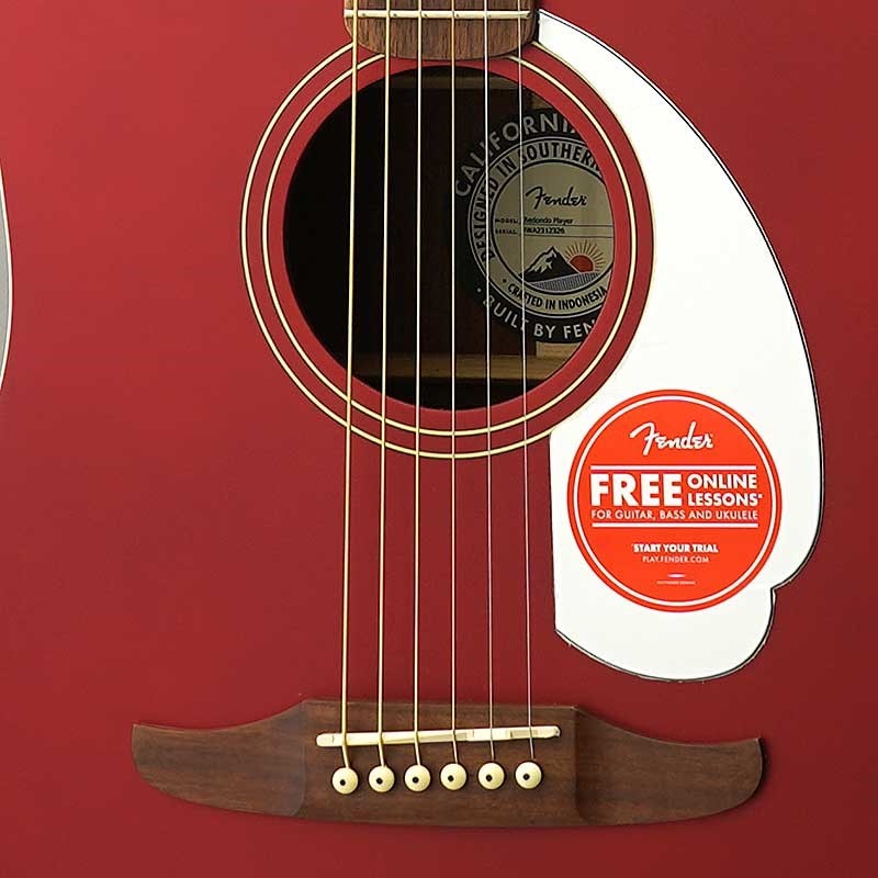 Fender Acoustics 【数量限定特価】【GW激得セール】 Fender Redondo Player (Candey Apple Red) フェンダー 画像8