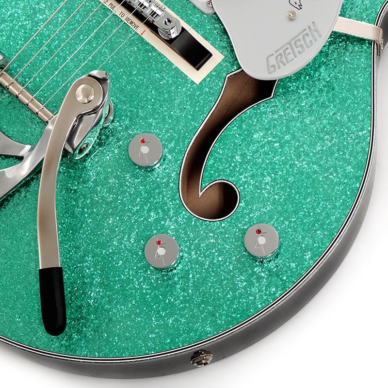 GRETSCH G6136T Kenny Falcon II with String-Thru Bigsby (Early Summer Green Sparkle/Ebony) 画像4