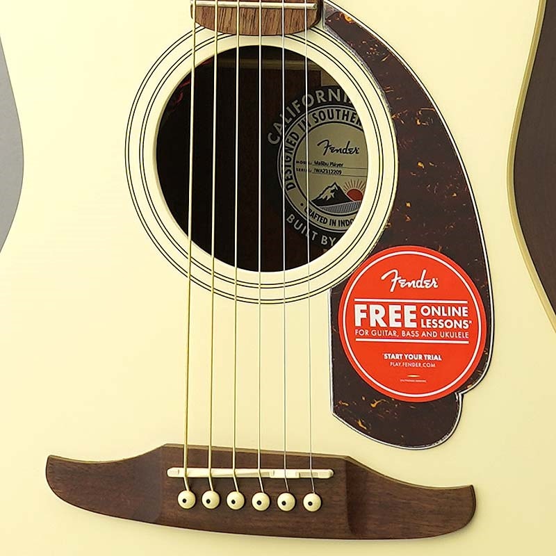 Fender Acoustics 【数量限定特価】【GW激得セール】 Fender Malibu Player (Olympic White) フェンダー 画像8