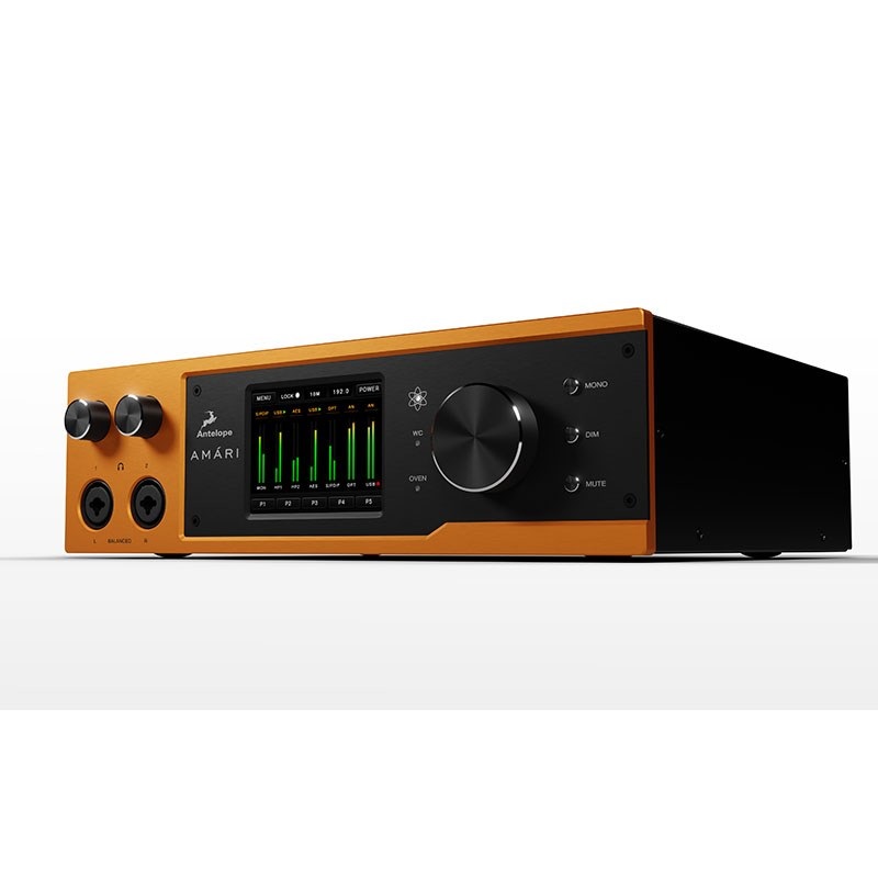 Antelope Audio Amari(ハイエンドAD/DAコンバーター)(USB3.1オーディオインターフェイス)(可変インピーダンス・XLRバランスヘッドフォン対応)(アンテロープオーディオ)(マスタリング・DTM) 画像2