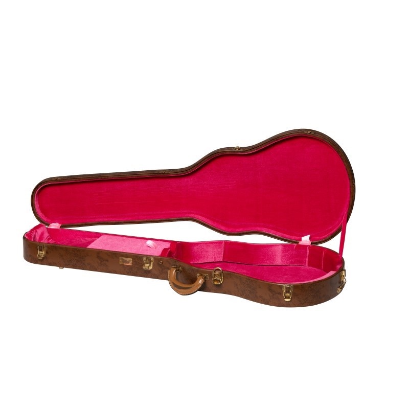 Gibson Lifton Historic 5-Latch Brown/Pink Hardshell Case， Les Paul， Aged[ASLFTCASE-5L-LPS-AG] 画像1