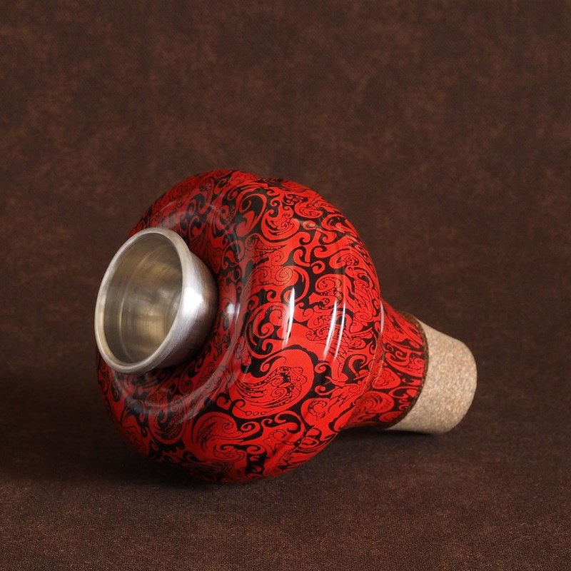 TrumCor トランコア / 《Doc-Ouflage》 Zinger DCZ-033 (Black Swirls - Red) ワウワウ トランペット用 ミュート 画像1