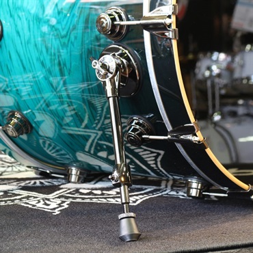 dw Collector's Hybrid Shell PurpleCore/Maple 4pc Drum Kit Exotic [BD22，FT16，TT12&10 / Regal Blue to Candy Black Fade] 画像5