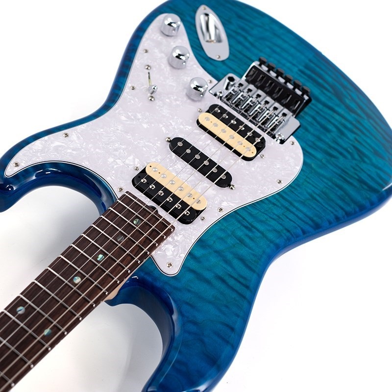 T’s Guitars ST-22R Custom 5A Grade Quilt Top (Caribbean Blue) #SN/032506【特価】 画像7