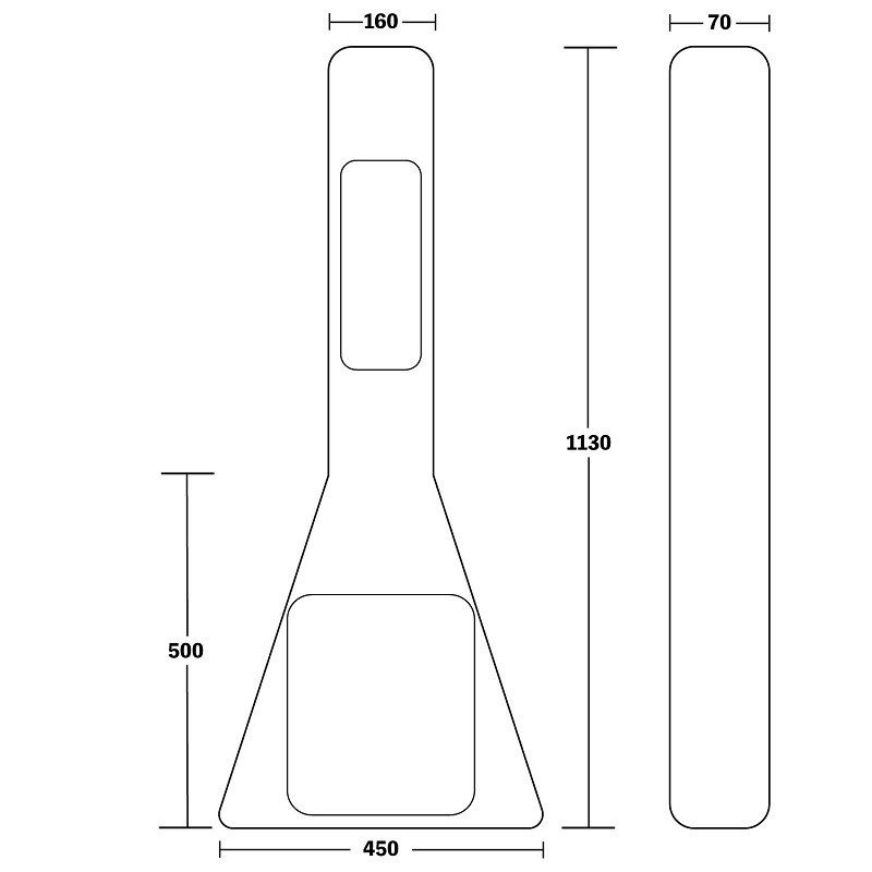 Kikutani GVB-30FV (Black) [FV用ギグバッグ] ｜イケベ楽器店