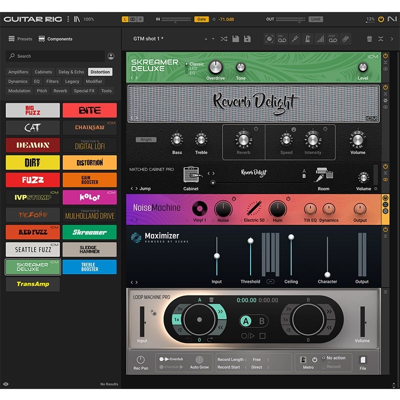 Native Instruments Guitar Rig 7 Pro (ネイティブインストルメンツ)(ギターリグ)(オンライン納品)(2時間以内に納品) 画像1