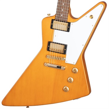 Epiphone Inspired by Gibson Custom Shop 1958 Korina Explorer White Pickguard (Aged Natural) 画像2