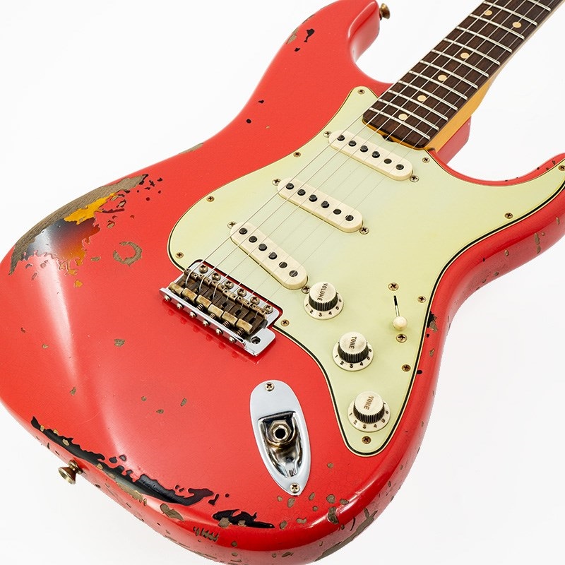 Fender Custom Shop Artist Collection Michael Landau Signature 1963 Stratocaster Relic Fiesta Red over 3 Color Sunburst 【R130003】 画像9