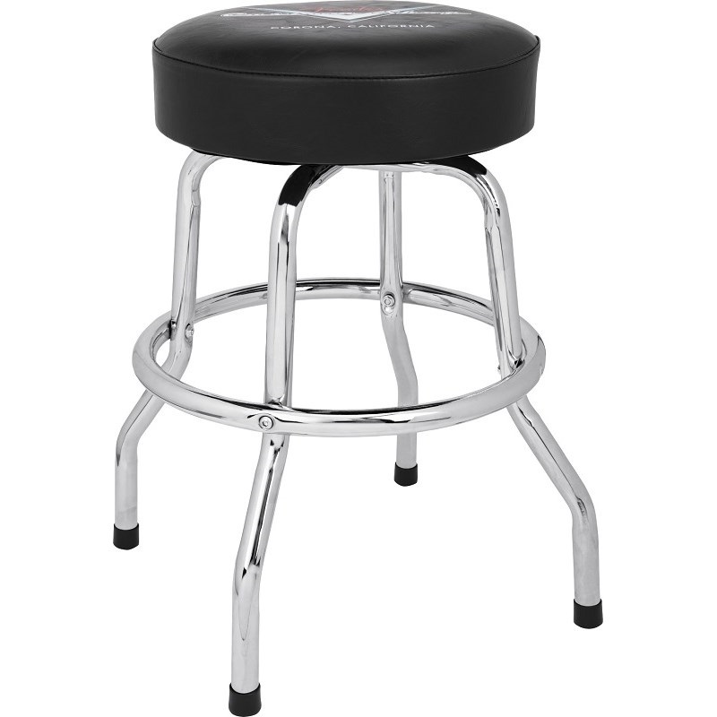 Fender USA Fender Custom Shop Chevron Logo Barstool， Black/Chrome 24 [9192022005] 画像1