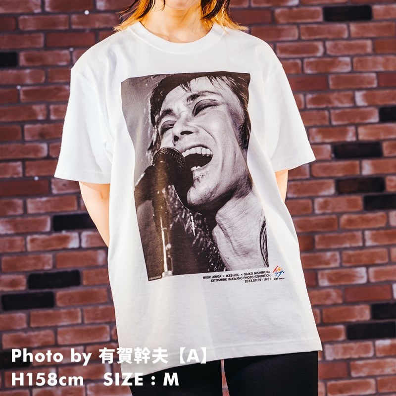 Ikebe Original 忌野清志郎 フォトプリントTシャツ Photo by 有賀幹夫 ...