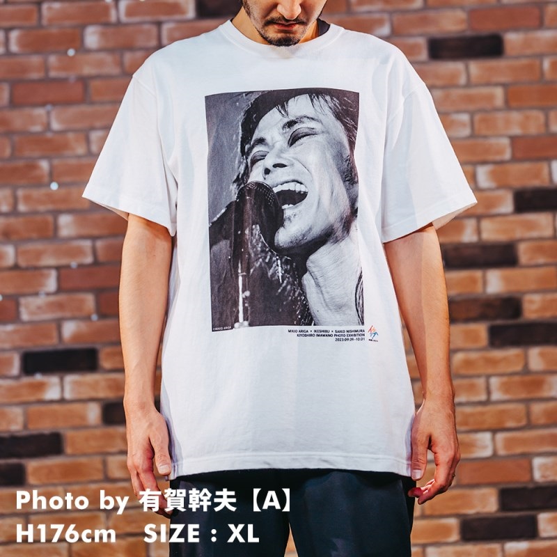 Ikebe Original 忌野清志郎 フォトプリントTシャツ Photo by 有賀幹夫 ...